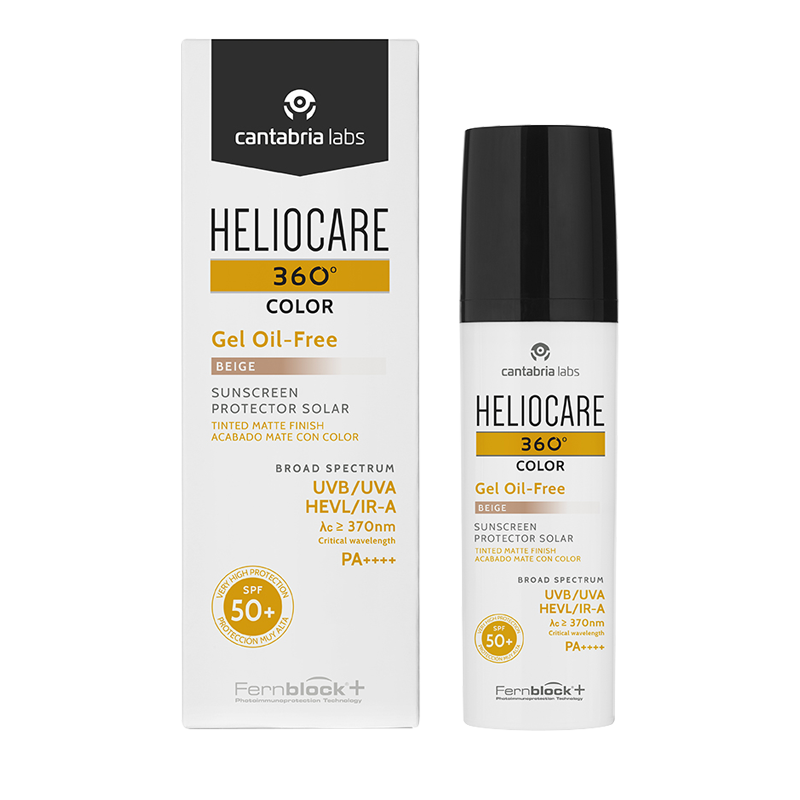 HELIOCARE 360º Color Gel Oil-Free SPF 50+ - солнцезащитный гель без масла (бежевый) spf50+