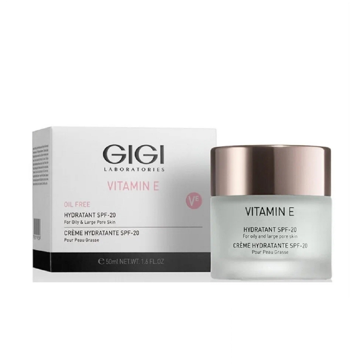 Увлажняющий крем для жирной кожи GIGI Vitamin E Hydratant SPF 20