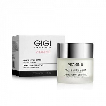 Крем лифтинговый ночной GIGI Vitamin E Night & Lifting Cream